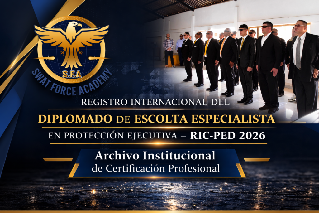 REGISTRO INTERNACIONAL DEL DIPLOMADO DE ESCOLTA ESPECIALISTA EN PROTECCIÓN EJECUTIVA – RIC-PED 2026