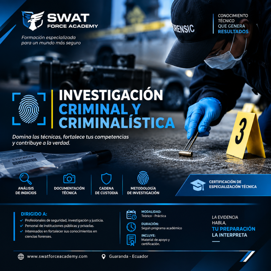 Investigación Criminal y Criminalística
